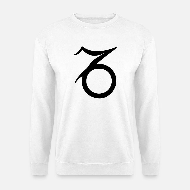 Sternzeichen Steinbock - Unisex Pullover - Weiß