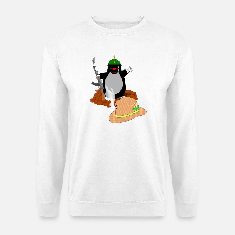 Battle Mole - Unisex Sweatshirt - white