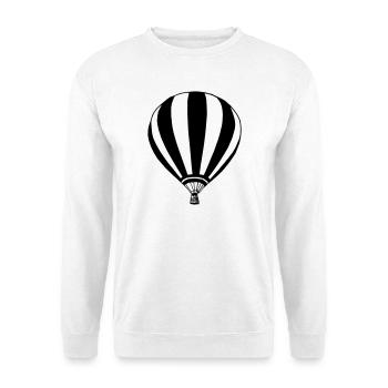 Heißluftballon Ballonfahrer Ballonfahrt (25) - Unisex Pullover - Weiß - Vorne