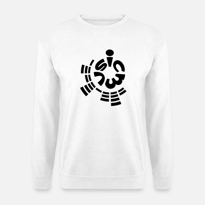 music (1c) - Unisex Pullover - Weiß