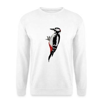 Specht - Unisex Pullover - Weiß - Vorne