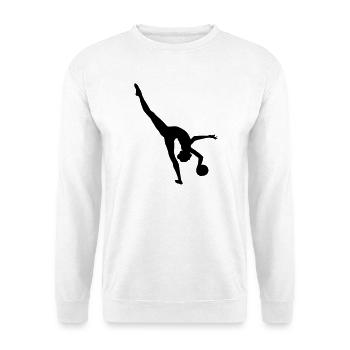 Rhythmic gymnastics - Unisex Sweatshirt - white - Front