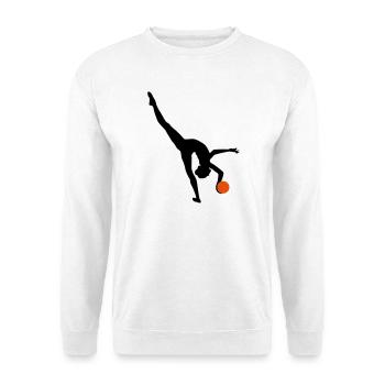 Rhythmic gymnastics - Unisex Sweatshirt - white - Front