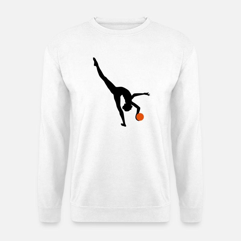 Rhythmic gymnastics - Unisex Sweatshirt - white