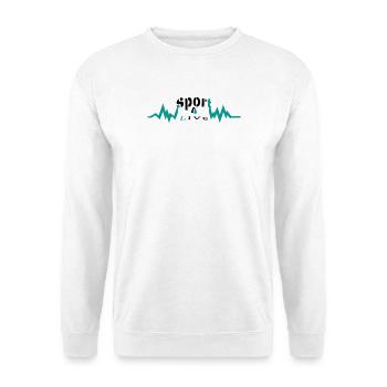 sport - Unisex Sweatshirt - white - Front