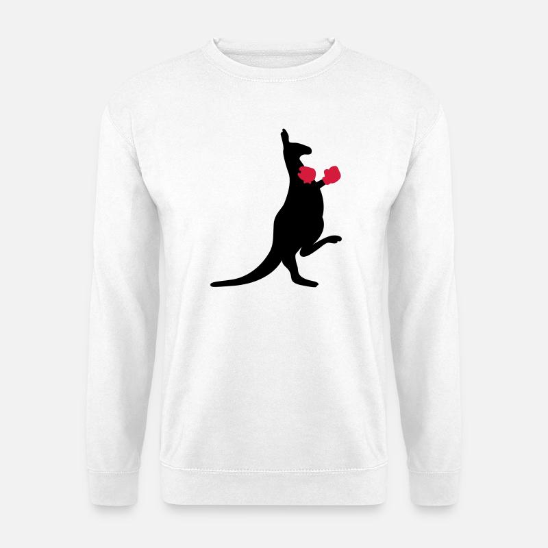 Känguru - Unisex Pullover - Weiß