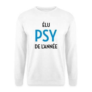 Psychologue / Psychiatre / Travail / Psychanalyste - Sweat-shirt Unisexe - blanc - Devant