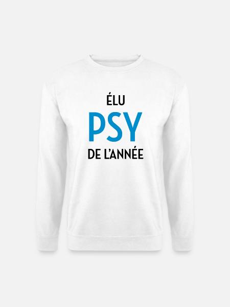 Psychologue / Psychiatre / Travail / Psychanalyste - Sweat-shirt Unisexe - blanc