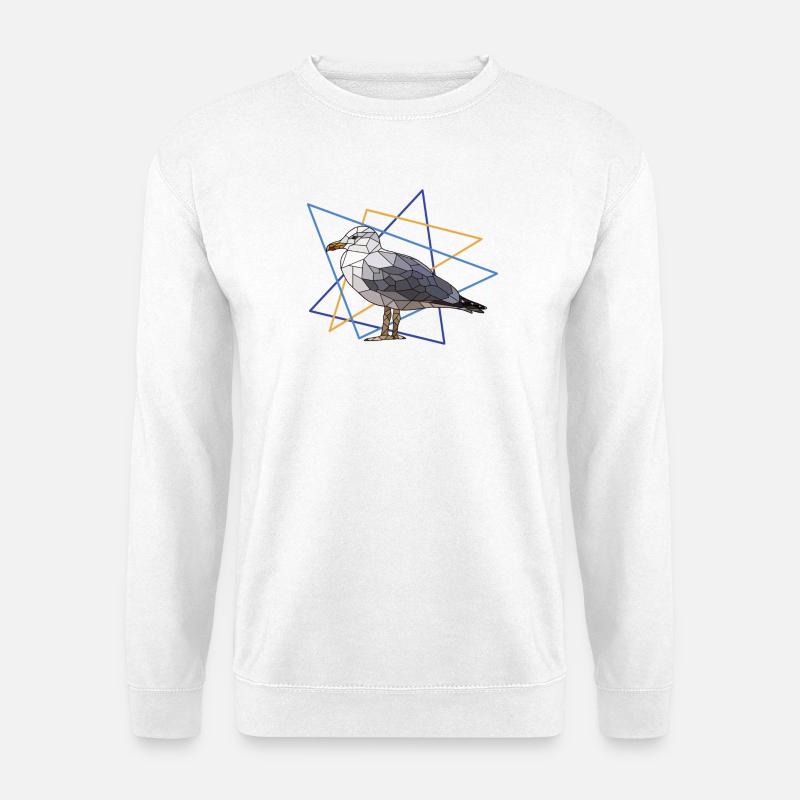 Mouette - Sweat-shirt Unisexe - blanc