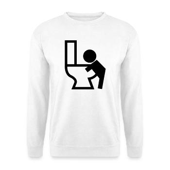 Erbrechen Puck Sick - Unisex Pullover - Weiß - Vorne