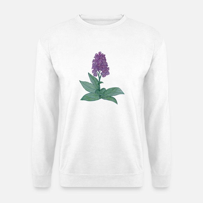 dänische Orchidee - Unisex Pullover - Weiß