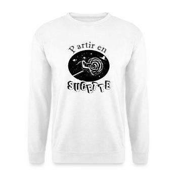 Partir en sucette - Sweat-shirt Unisexe - blanc - Devant