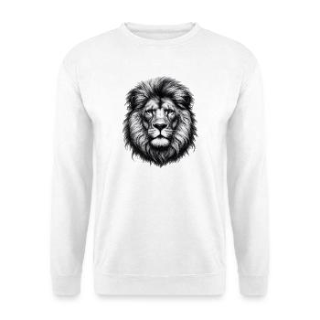 Lion - Unisex Sweatshirt - white - Front