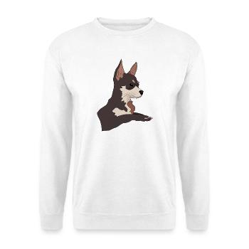 Adorable Chihuahua - Unisex Sweatshirt - white - Front