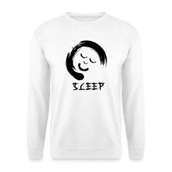 Enzo zen smiley Ensie Sleep - Unisex Sweatshirt - white - Front