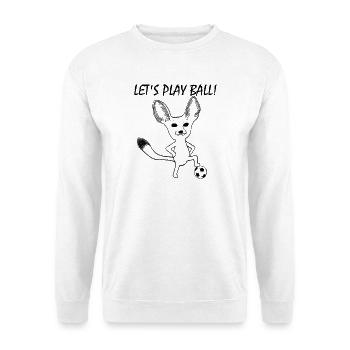 Fennek Let's Play Ball! - Unisex Pullover - Weiß - Vorne