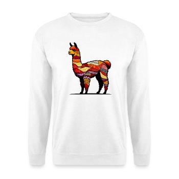 Alpaka - Unisex Pullover - Weiß - Vorne