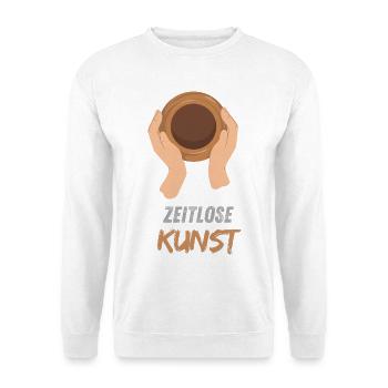 L’art intemporel : des céramiques qui durent - Sweat-shirt Unisexe - blanc - Devant