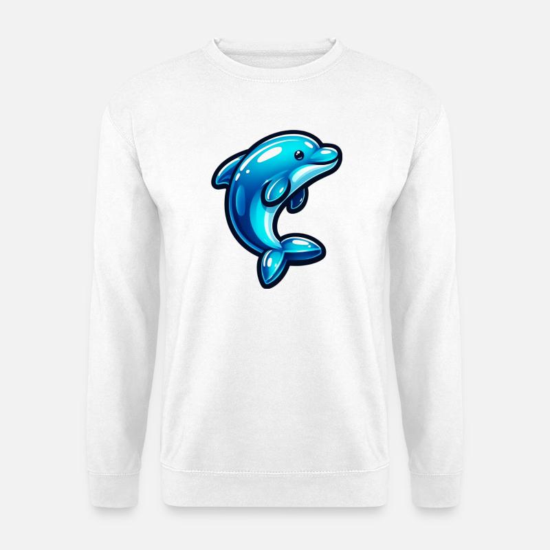 Dolphin - Unisex Sweatshirt - white