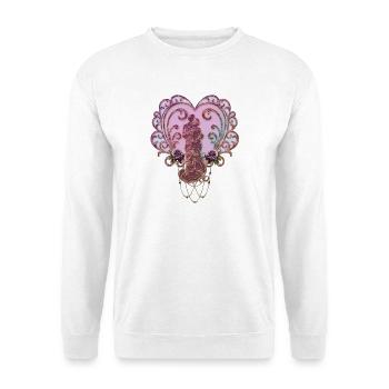 In the Embrace of the Heart. - Unisex Sweatshirt - white - Front