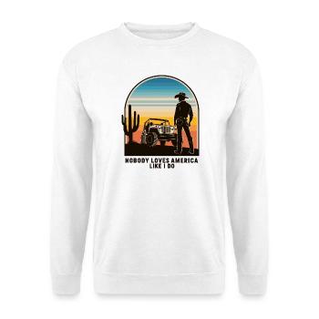 Cowboy - Unisex Sweatshirt - white - Front
