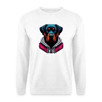 Dog - Unisex Sweatshirt - white - Front