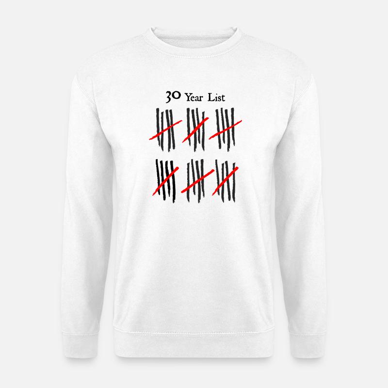 Abstract Black and Red Barline Pattern - Unisex Sweatshirt - white