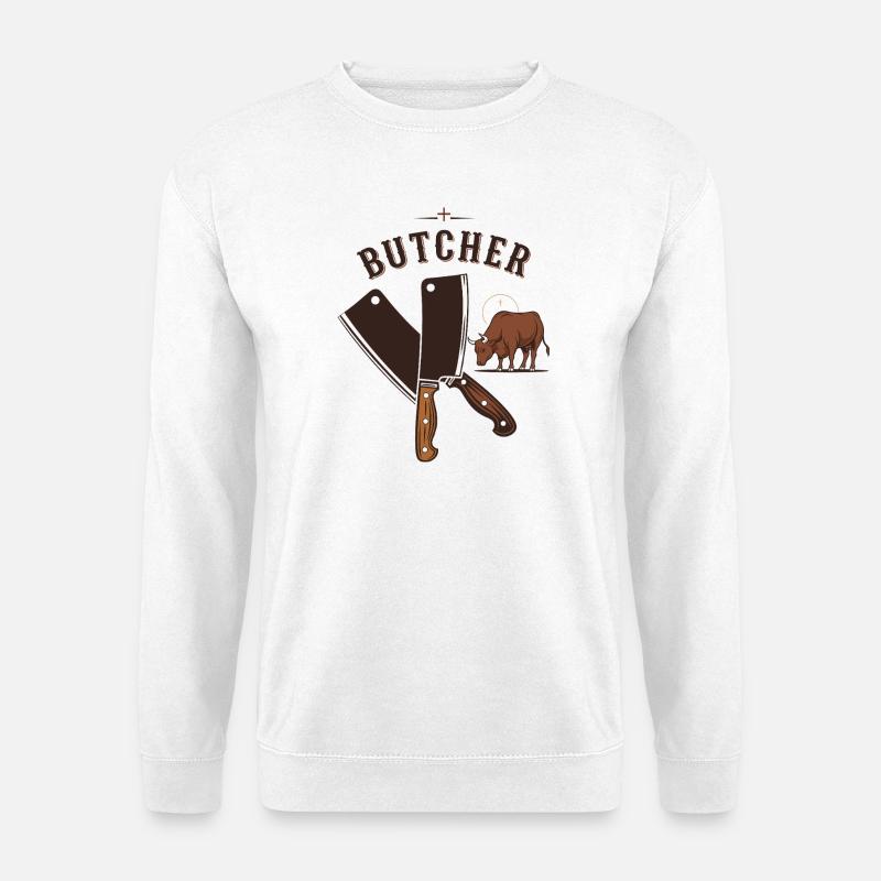 Master butcher - Unisex Sweatshirt - white