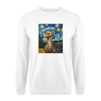 Turkey Bird Van Gogh Style - Unisex Sweatshirt - white - Front
