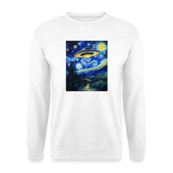 OVNI Alien Alien soucoupe volante - Sweat-shirt Unisexe - blanc - Devant