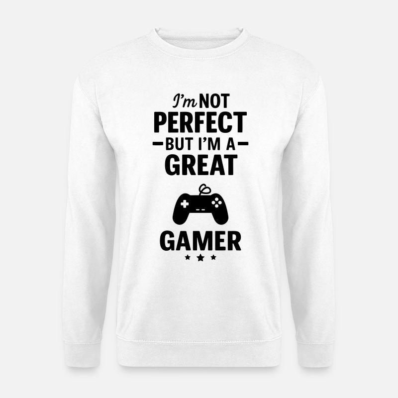 Super Gamer Videospiel Controller - Unisex Pullover - Weiß