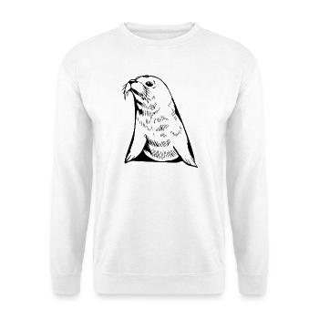 Seal Seal T-shirt Gift Northern Germany - Unisex Sweatshirt - white - Front