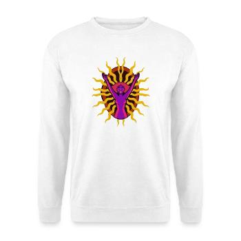 Strahlende Frau - Unisex Pullover - Weiß - Vorne