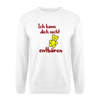 Bear - Unisex Sweatshirt - white - Front