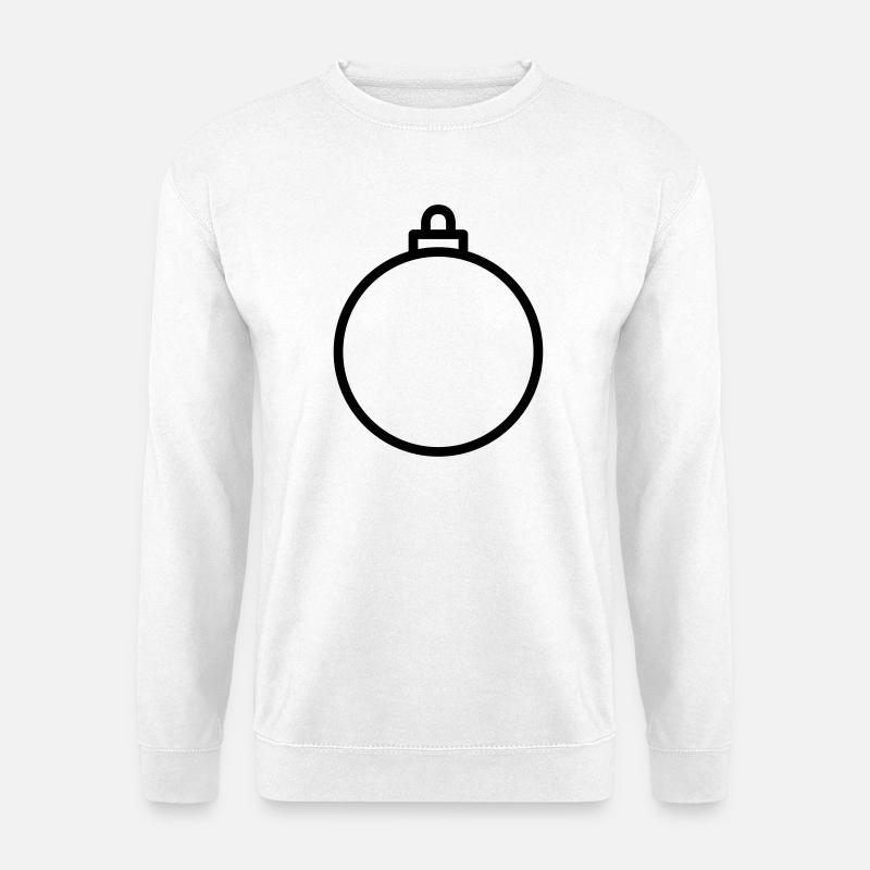 Christbaumkugel - Unisex Pullover - Weiß