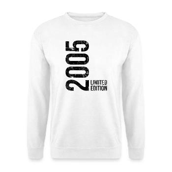 21st birthday – year of birth 2005 - Unisex Sweatshirt - white - Front