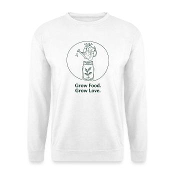 Organic horticulture, sustainable agriculture - Unisex Sweatshirt - white - Front