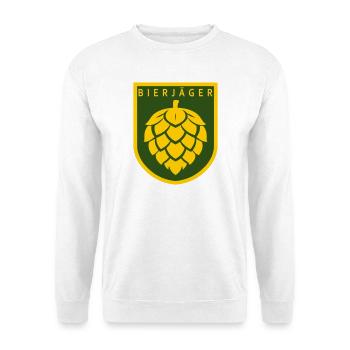 Bierjäger - Unisex Sweatshirt - white - Front