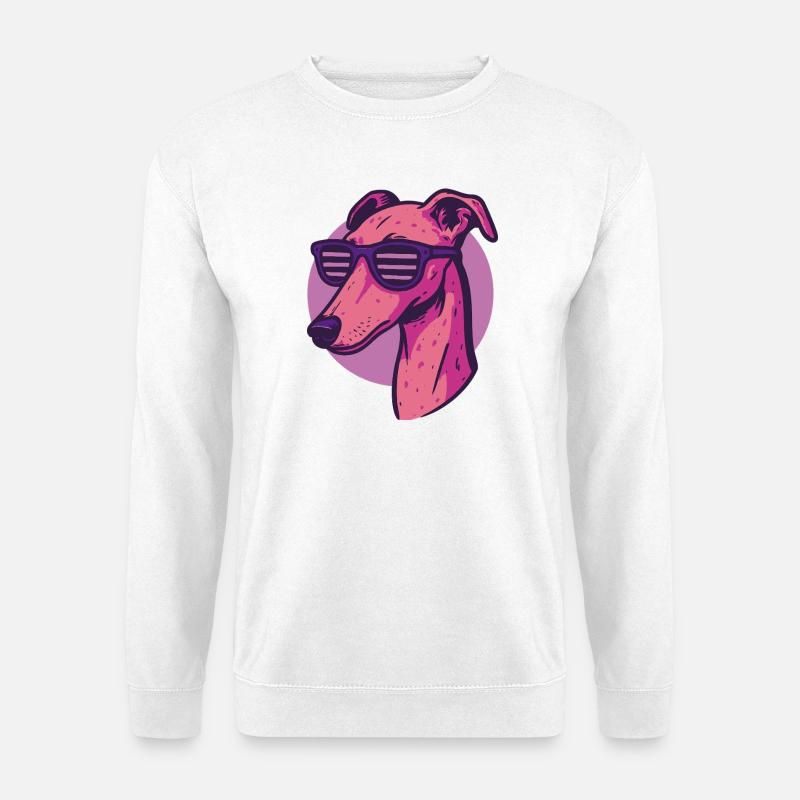 Windhund, Galgo - Unisex Pullover - Weiß