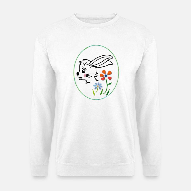 Osterhase - Unisex Pullover - Weiß