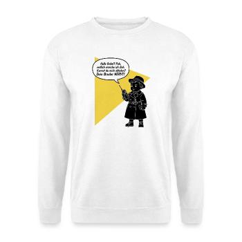 Hello uncle - pick up? Your brother is funny annoying - Unisex Sweatshirt - white - Front