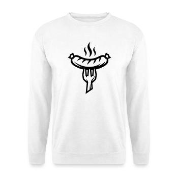 Wurst Bratwurst - Unisex Pullover - Weiß - Vorne