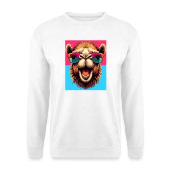 chameau - Sweat-shirt Unisexe - blanc - Devant