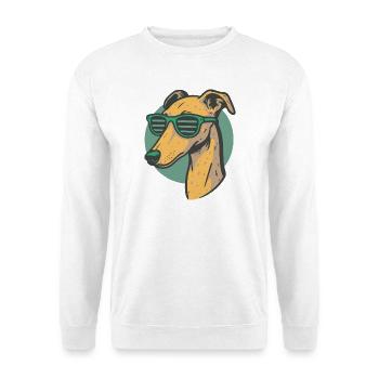 Windhund, Galgo - Unisex Pullover - Weiß - Vorne