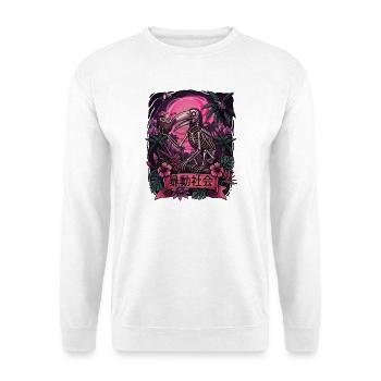 Neon Jungle Skeleton Parrot - Unisex Sweatshirt - white - Front