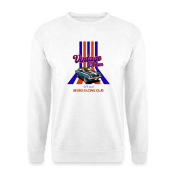 Vintage Dream Retro Racing Club - Unisex Sweatshirt - white - Front
