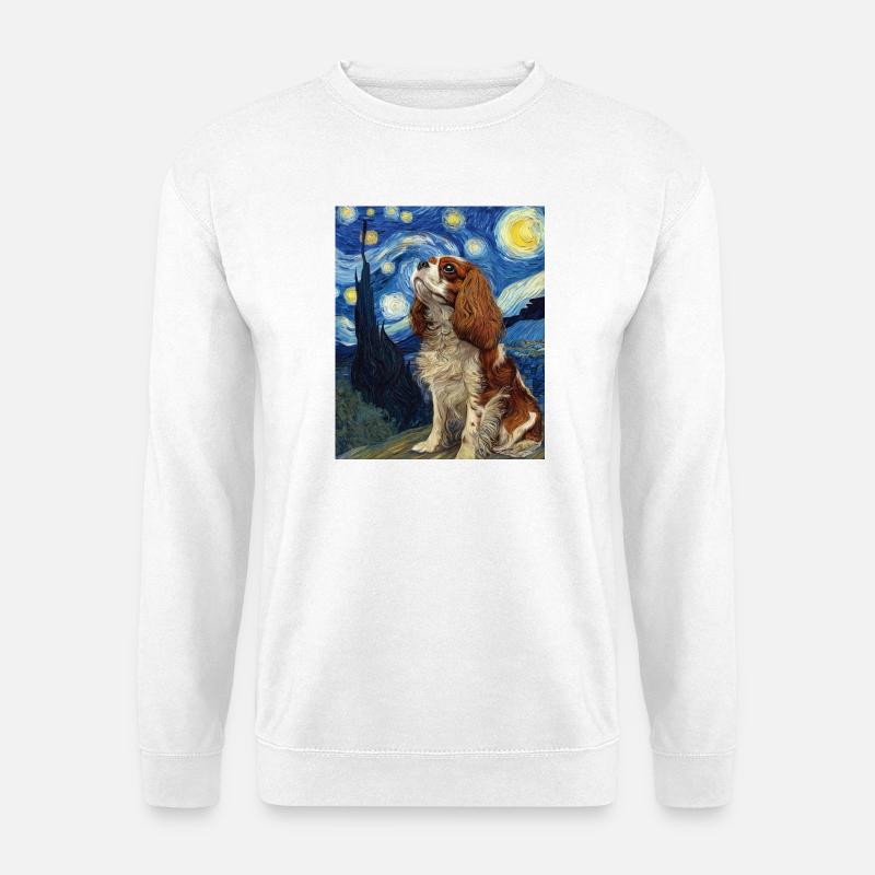Cavalier King Charles Spaniel - Unisex Pullover - Weiß