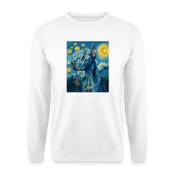 Deutsche Dogge - Unisex Pullover - Weiß - Vorne