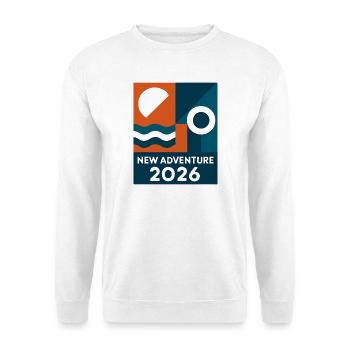 New Adventure 2026 - Unisex Sweatshirt - white - Front
