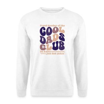 Cool Dads Club - Papa Vatertag Geschenk - Unisex Pullover - Weiß - Vorne